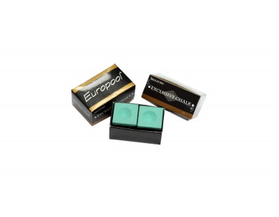 EUROPOOL EXCLUSIVE BILLIARD CHALK GREEN, 2 PCS.jpg